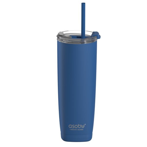 Asobu® Aqualina Vacuum Insulated Tumbler with Straw, 20oz.