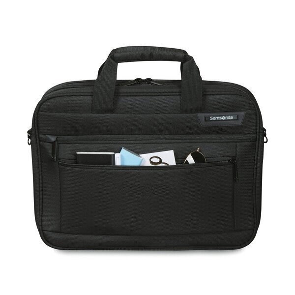 Samsonite® Classic Business Perfect Fit Two Gusset Polyester Computer Portfolio