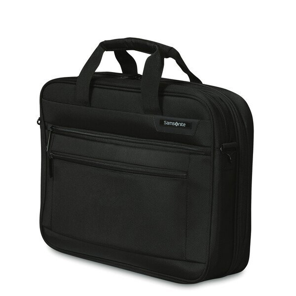 Samsonite® Classic Business Perfect Fit Two Gusset Polyester Computer Portfolio
