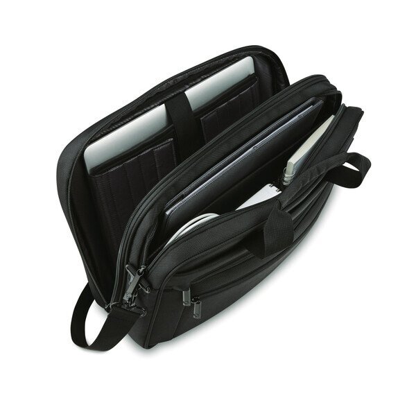 Samsonite® Classic Business Perfect Fit Two Gusset Polyester Computer Portfolio