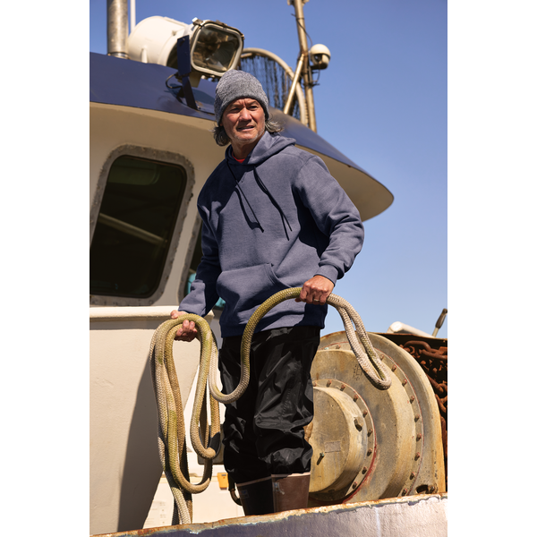 Volunteer Knitwear™ Chore Cotton/Poly Fleece Unisex Pullover Hoodie