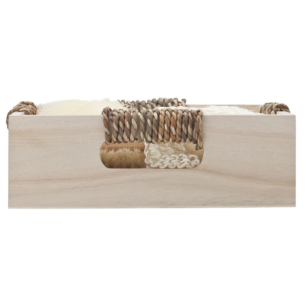 Getaway Four Piece Spa Kit in Wooden Box