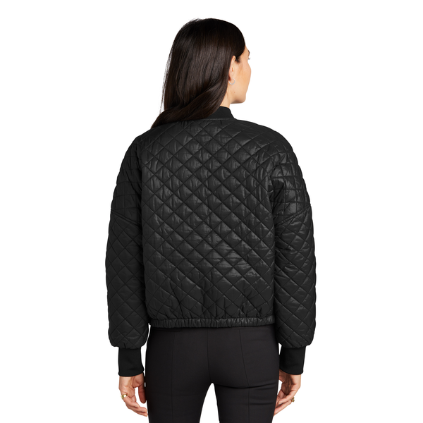 MERCER+METTLE™ Quilted Nylon Full-Zip Boxy Ladies' Jacket