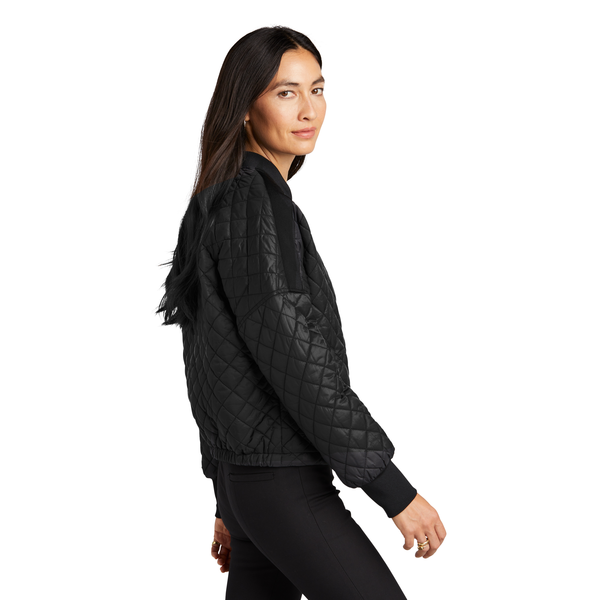 MERCER+METTLE™ Quilted Nylon Full-Zip Boxy Ladies' Jacket