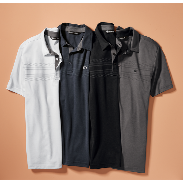 TravisMathew® Monterey Cotton/Poly Chest Stripe Men's Polo