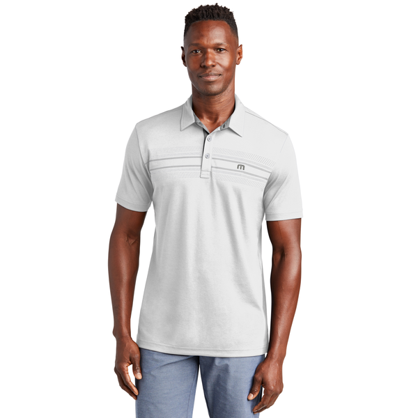 TravisMathew® Monterey Cotton/Poly Chest Stripe Men's Polo