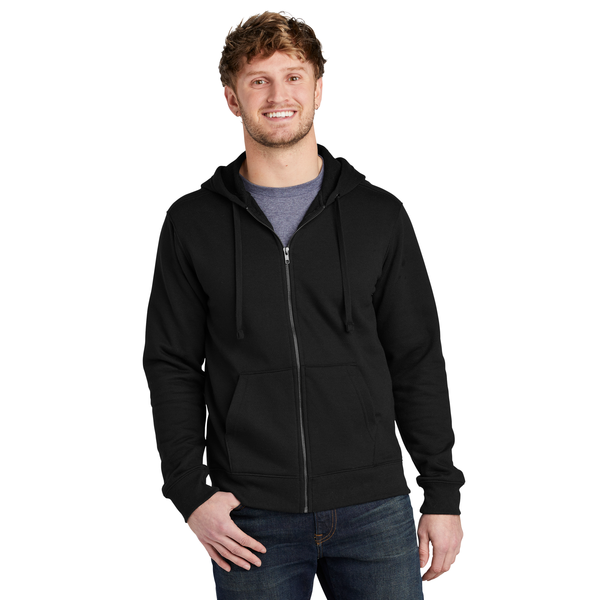 Volunteer Knitwear™ Chore Cotton/Poly Fleece Unisex Full-Zip Hoodie