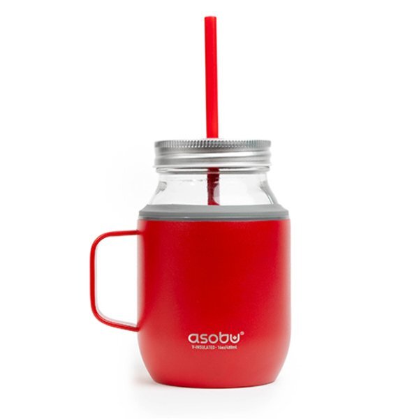 Asobu® Moonshine Mason Jar & Vacuum Insulated Stainless Steel Cooler, 16oz.