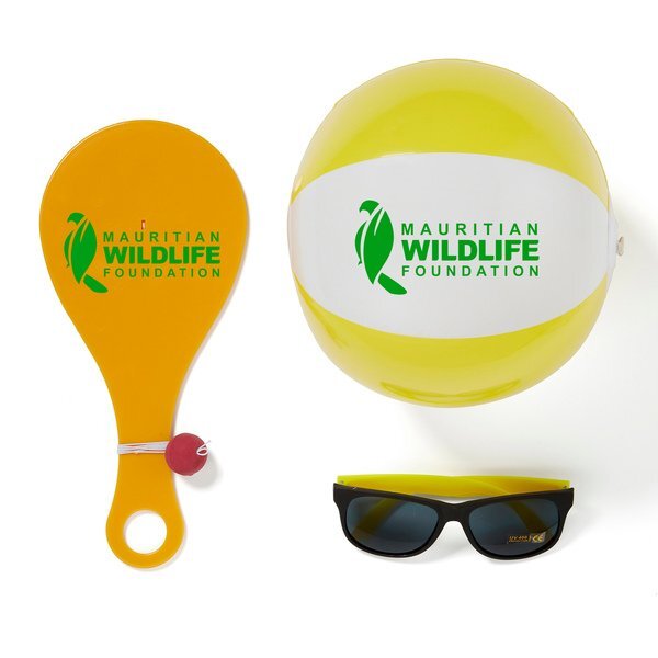 Outdoor Paddleball, Beach Ball & Sunglasses Kit