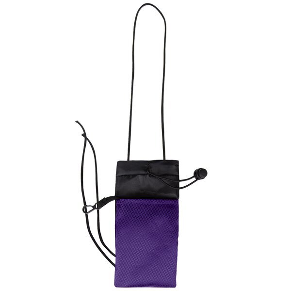 Crossbody Polyester Phone Pouch - CLOSEOUT!