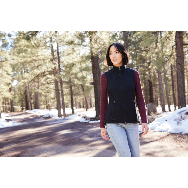 Eddie Bauer® Stretch Poly/Spandex Soft Shell Ladies' Vest