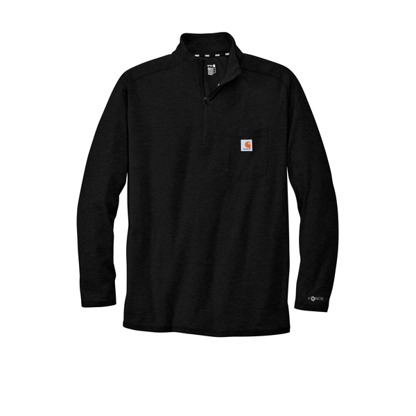 Carhartt Force® 1/4 Zip Cotton/Poly Long Sleeve Men's Shirt