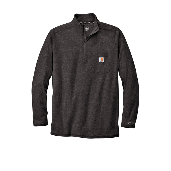 Carhartt Force® 1/4 Zip Cotton/Poly Long Sleeve Men's Shirt