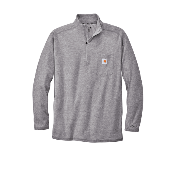 Carhartt Force® 1/4 Zip Cotton/Poly Long Sleeve Men's Shirt