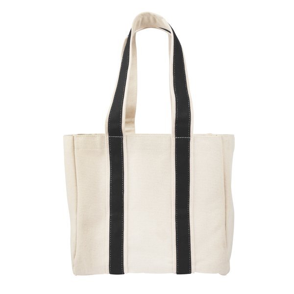 Quatre Wine Bottle Cotton Canvas Tote Bag