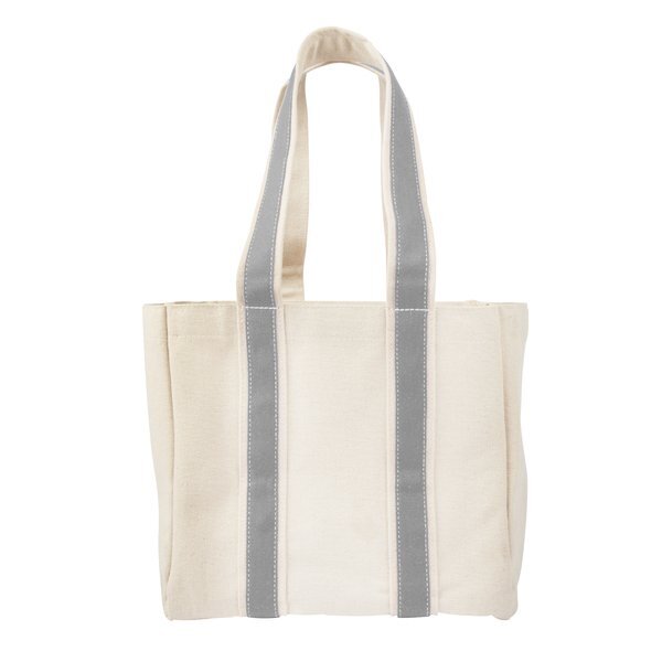 Quatre Wine Bottle Cotton Canvas Tote Bag