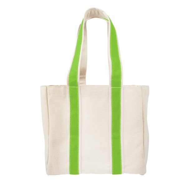 Quatre Wine Bottle Cotton Canvas Tote Bag