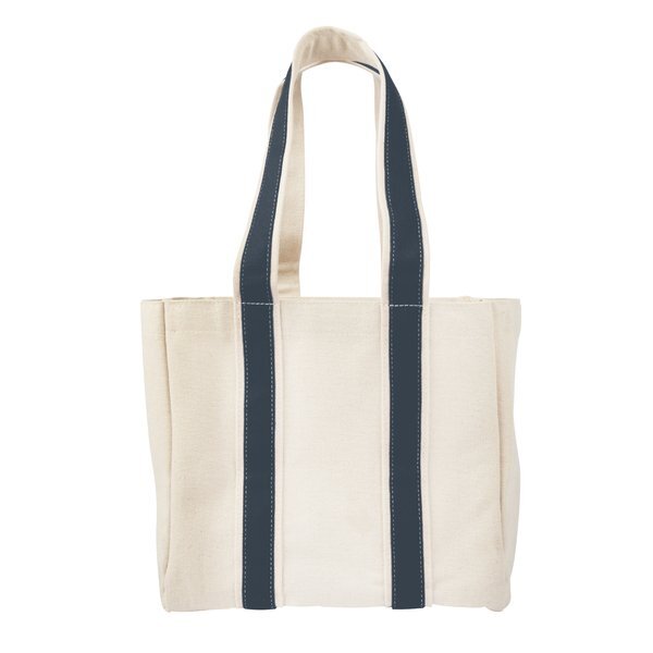 Quatre Wine Bottle Cotton Canvas Tote Bag