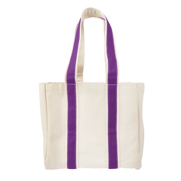 Quatre Wine Bottle Cotton Canvas Tote Bag