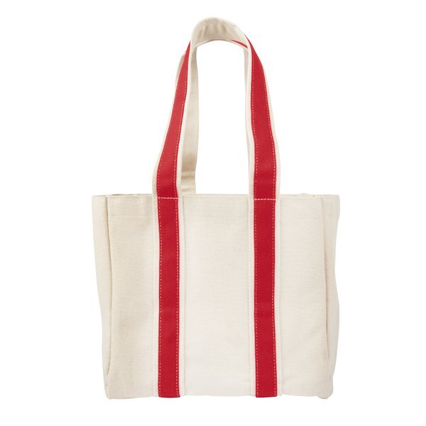 Quatre Wine Bottle Cotton Canvas Tote Bag