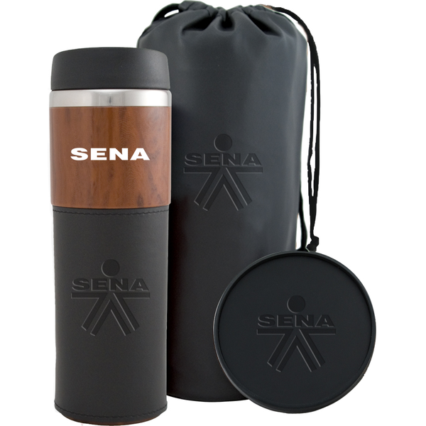 Alta Woodgrain Tumbler & Coaster Gift Set
