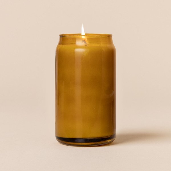 Beer Can Glass Candle, 16oz.