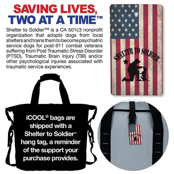 iCOOL® Aspen 24-Can Tarpaulin Cooler Bag