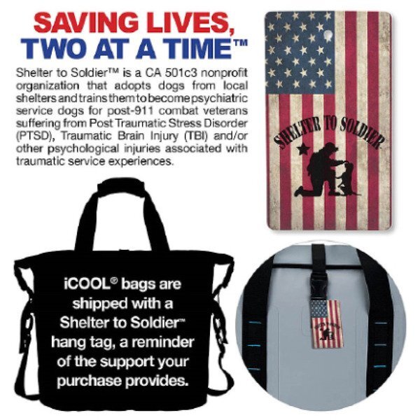 iCOOL® Denver 24-Can Tarpaulin Cooler Bag