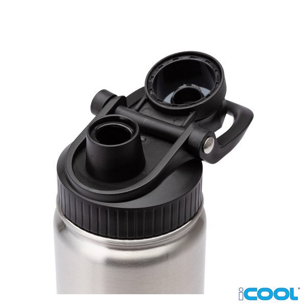 iCOOL® Durango Double Wall Stainless Steel Water Bottle, 24oz.