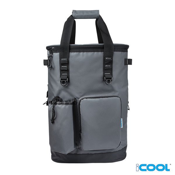 iCOOL® Paradise Tarpaulin 40-Can Backpack Cooler