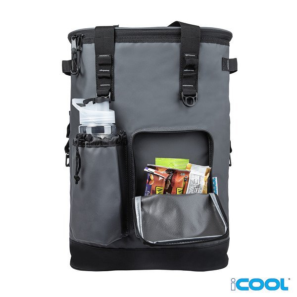 iCOOL® Paradise Tarpaulin 40-Can Backpack Cooler