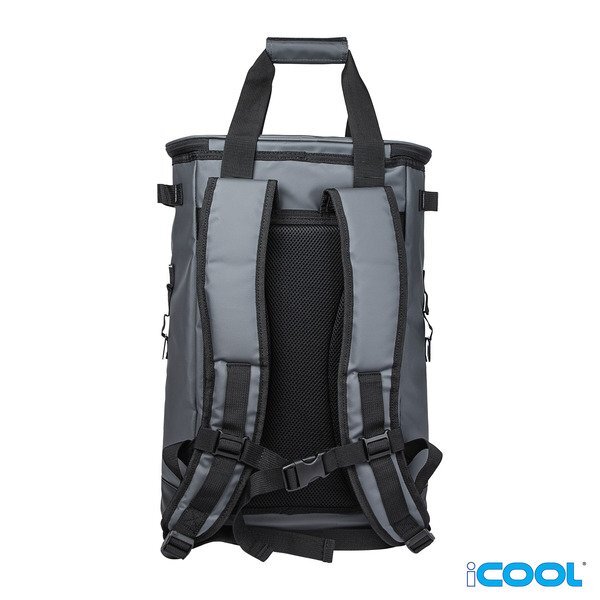 iCOOL® Paradise Tarpaulin 40-Can Backpack Cooler