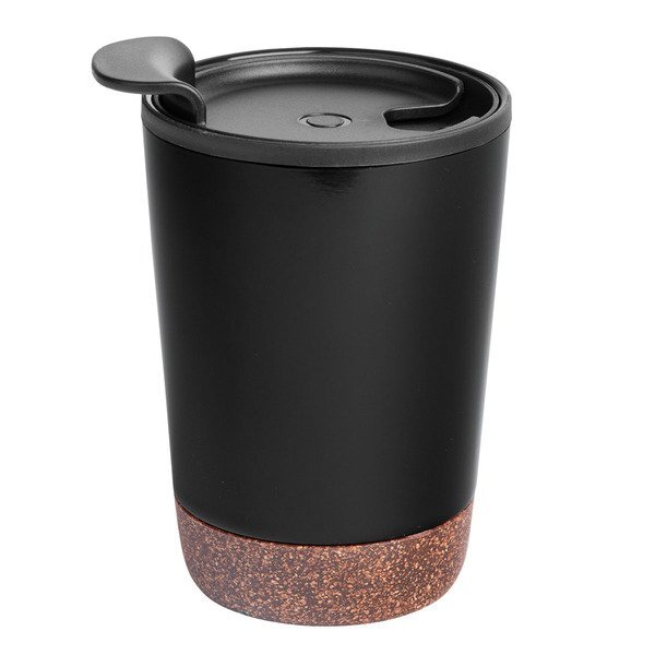 Zoe Stainless Steel Tumbler w/ Cork Base, 10oz.
