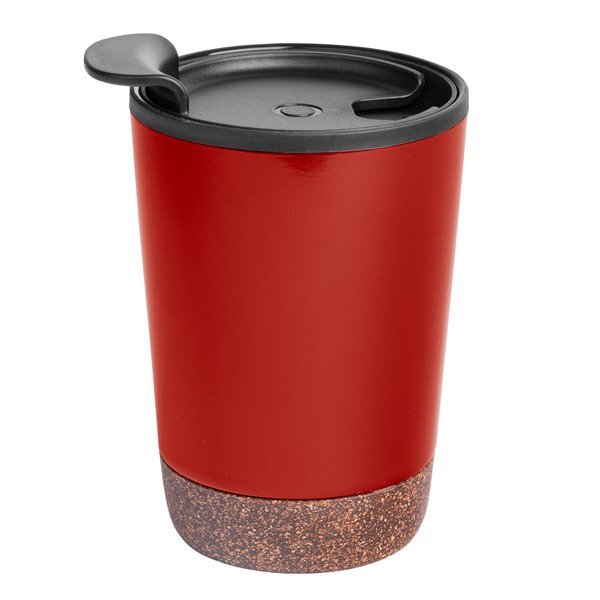 Zoe Stainless Steel Tumbler w/ Cork Base, 10oz.