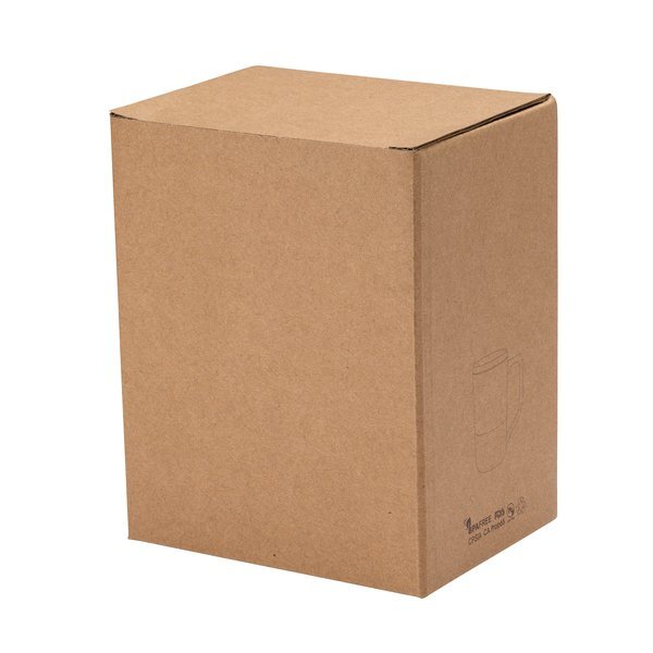 Mogiana Two-Tone Ceramic Mug w/ Wood Lid, 15oz.