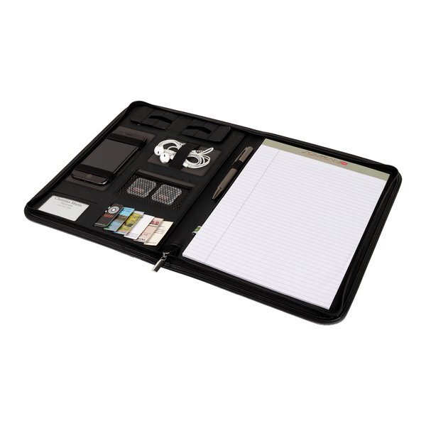 Sterling RPET Zippered Letter Size Padfolio