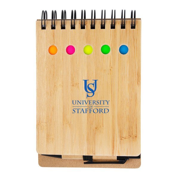 Ridgecrest 3-in-1 Bamboo Jotter w/ Pen