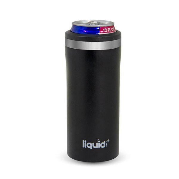 Liquid Fusion® Double Wall Stainless Steel Skinny Can Cooler, 12oz.