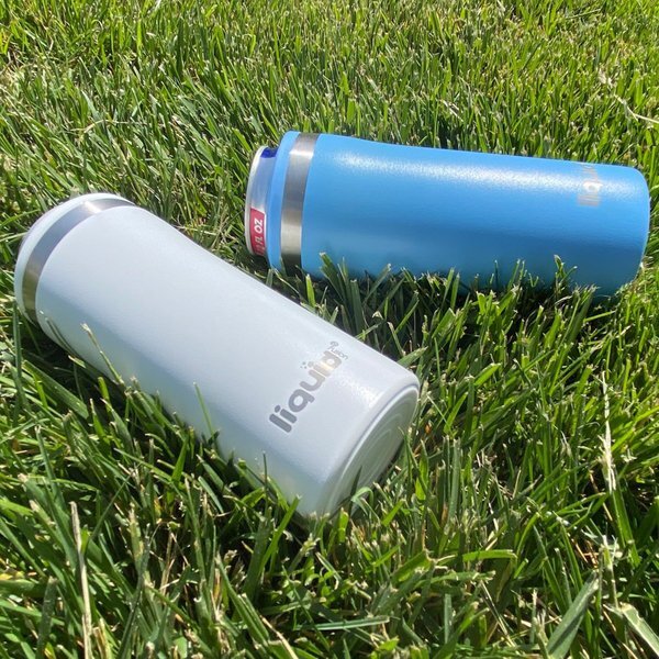 Liquid Fusion® Double Wall Stainless Steel Skinny Can Cooler, 12oz.