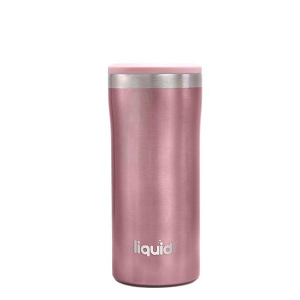 Liquid Fusion® Double Wall Stainless Steel Skinny Can Cooler, 12oz.