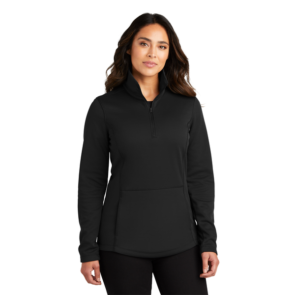 Port Authority® Smooth Fleece Ladies' 1/4 Zip