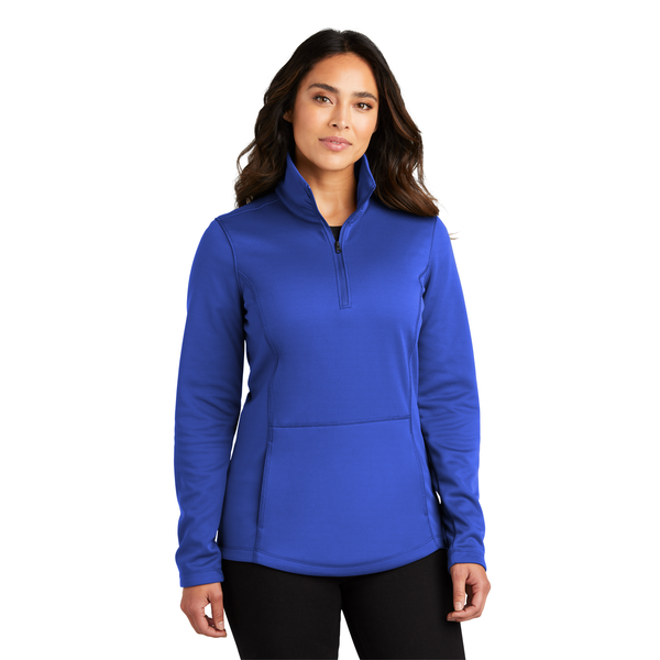 Port Authority® Smooth Fleece Ladies' 1/4 Zip