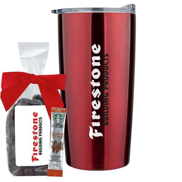 Starbucks® Coffee, Espresso Beans & Straight Tumbler Gift Set