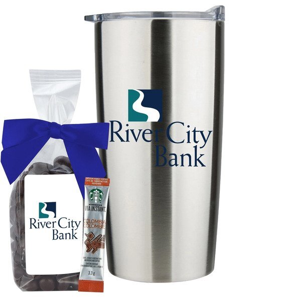 Starbucks® Coffee, Espresso Beans & Straight Tumbler Gift Set