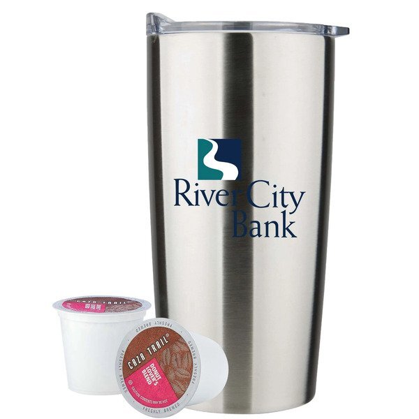 Coffee Pods & Straight Tumbler Gift Set