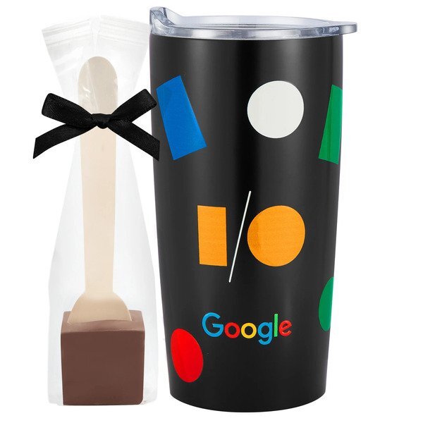 Milk Chocolate Hot Chocolate Spoon & Straight Tumbler Gift Set