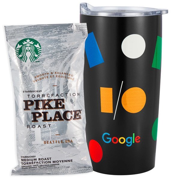 Starbucks® Pike Place Ground Coffee & Straight Tumbler Gift Set