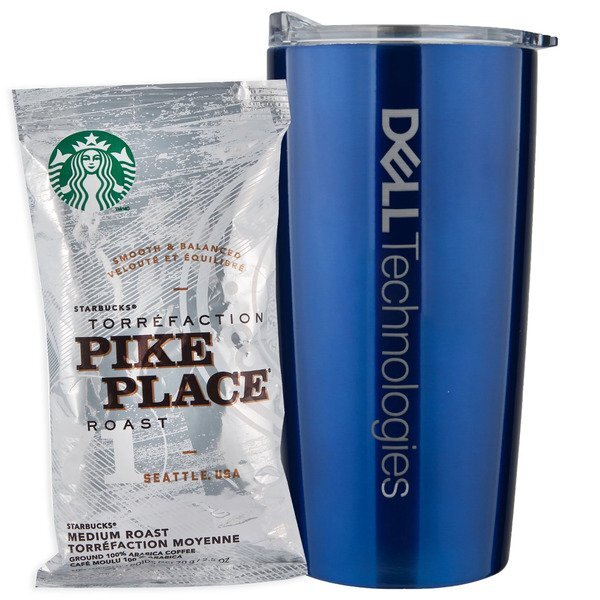 Starbucks® Pike Place Ground Coffee & Straight Tumbler Gift Set