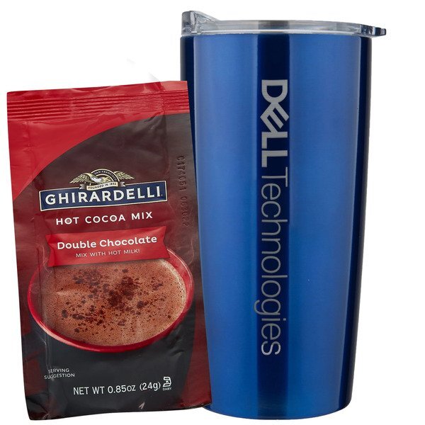 Ghirardelli® Hot Chocolate & Straight Tumbler Gift Set