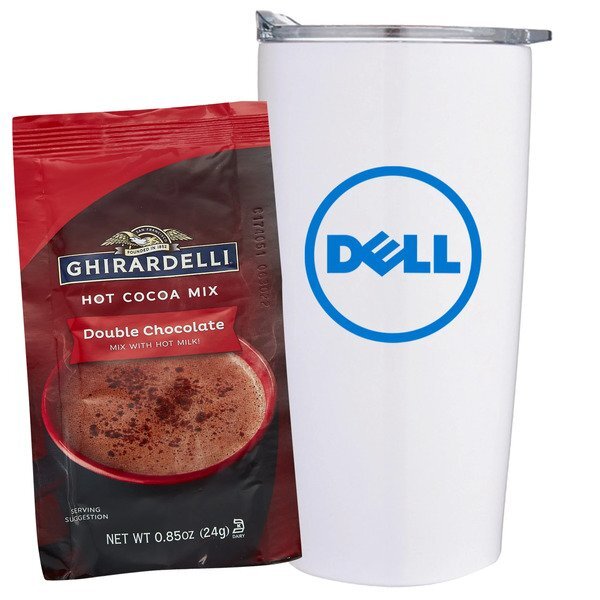 Ghirardelli® Hot Chocolate & Straight Tumbler Gift Set